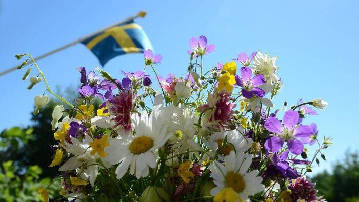 Traditionellt midsommarfirande i Boulognerskogen.