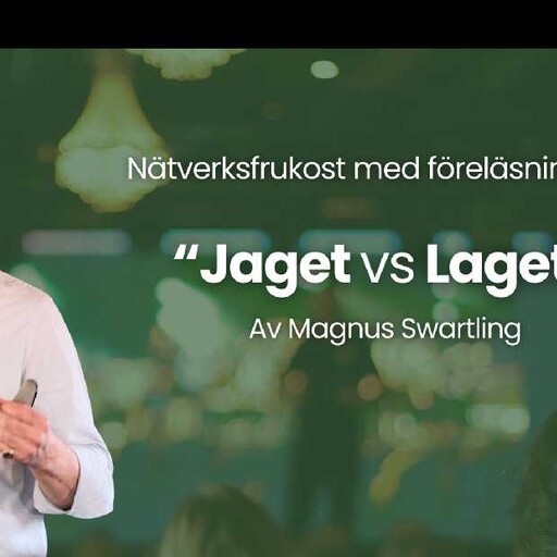 Bokadero: Nätverksfrukost, föreläsning av Magnus Swartling