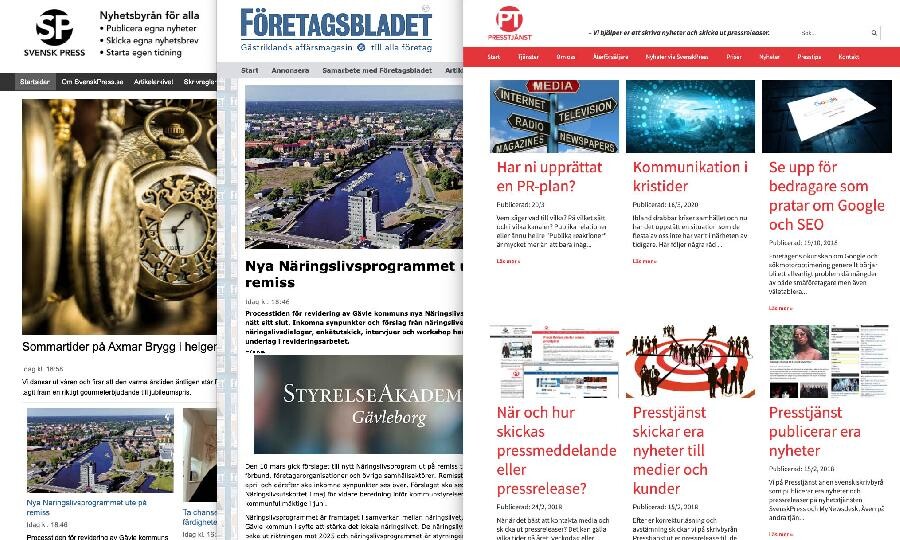 Presstjänst - en egen virtuell PR-byrå.