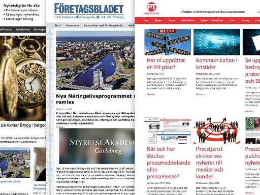 Presstjänst publicerar era nyheter