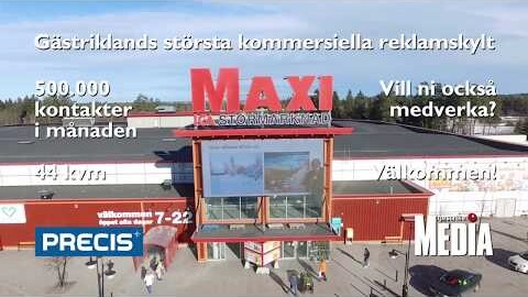 Gästriklands största reklamplats på ICA Maxi