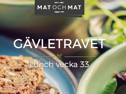 Veckans lunchmatsedel på Gävletravet