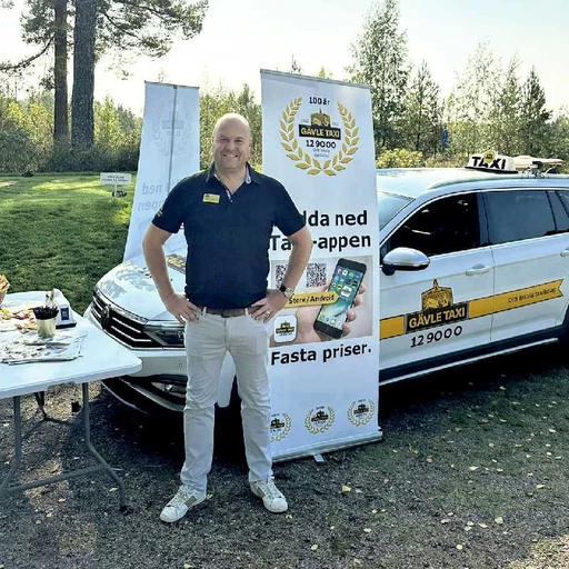 Gävle Taxi 129000 var hålvärd på GIF-Golfen