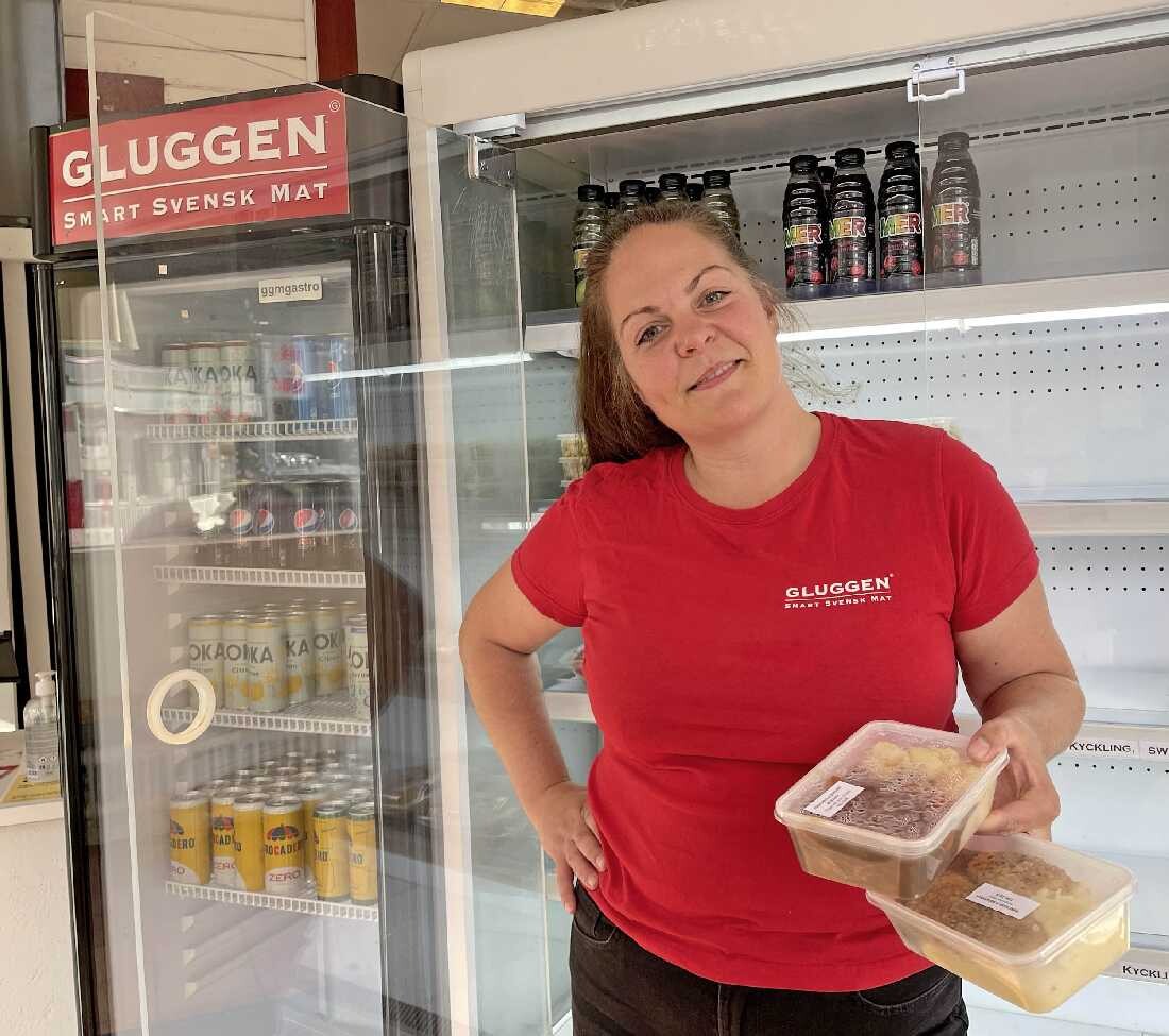 Madeleine Israelsson, platschef på Gluggen.