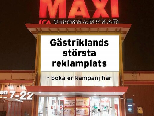 Nu kan ni också medverka på ICA Maxi-skylten