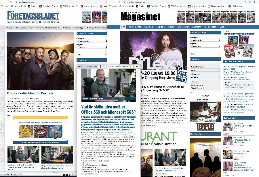 Native advertising i Gävle, Gästrikland och Sverige