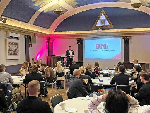 Energifyllt BNI-möte på Templet