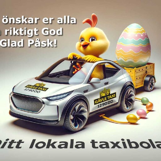 Gävle Taxi önskar alla vänner en God och Glad Påsk