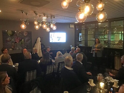 Eva Cooper höll lunchföredrag för StyrelseAkademien