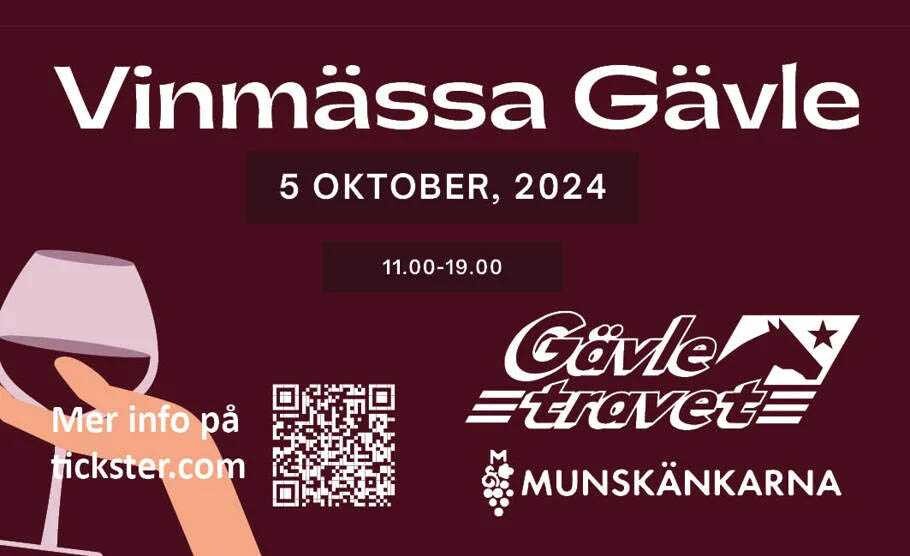 Gävle Vinmässa på Gävletravet 2024.