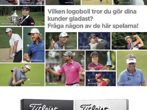 Golfbollar med er logo