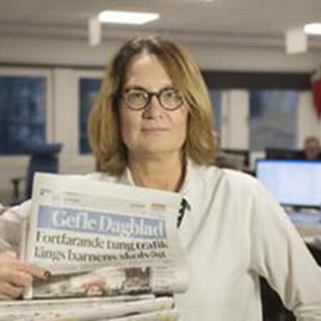 Frukostmöte: Tidningens roll och framtid