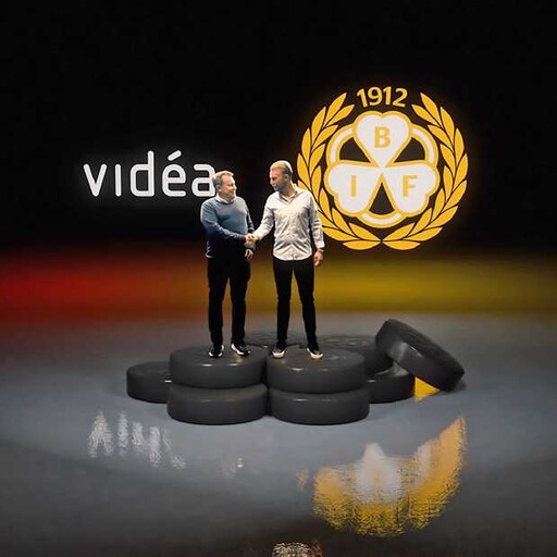 Vidéa och Brynäs IF i nytt samarbete - skall bygga en virtuell Monitor ERP Arena