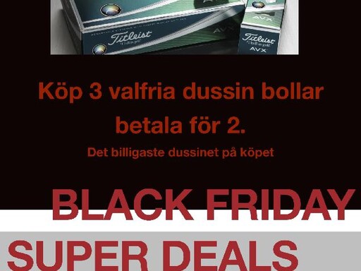 "Black Friday" på Älvkarleby Golfklubb