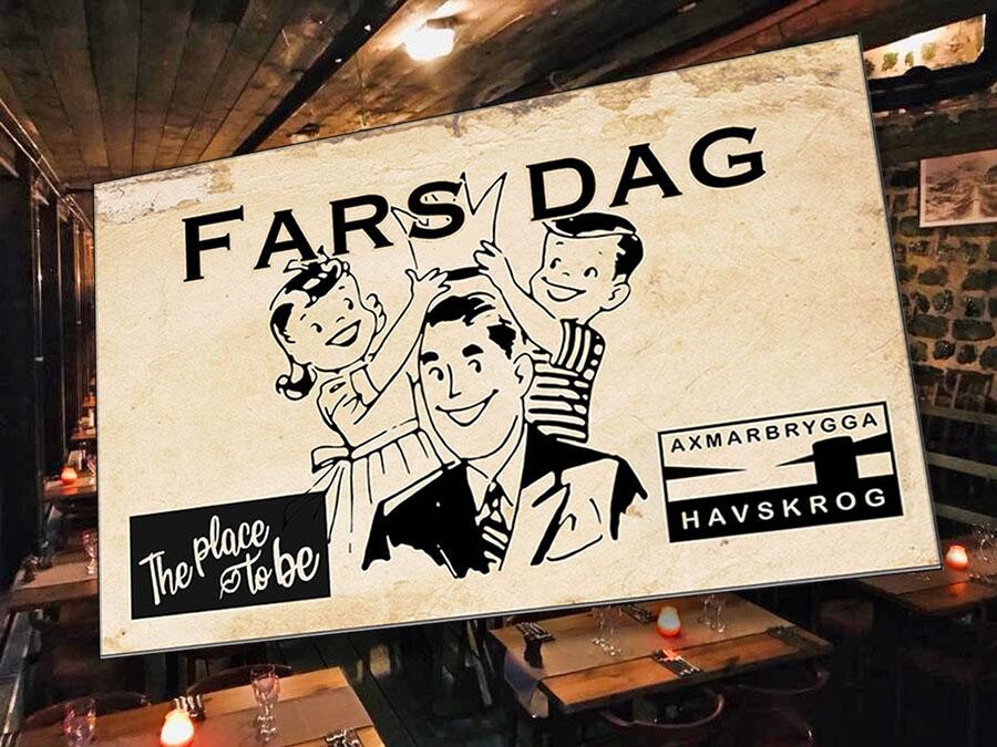 Fars dags-helg på Axmar Brygga.