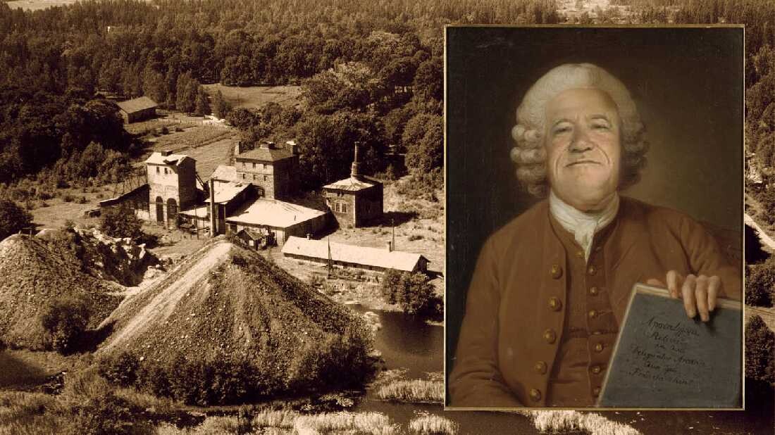 Träffa historiska vetenskapsmannen Emanuel Swedenborg i Axmar bruk på konferensen eller bussresan.