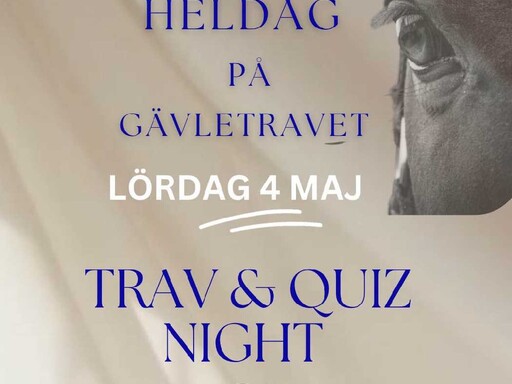 Heldag på Gävletravet lördag 4 maj