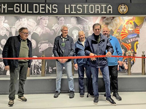 Invigning av Brynäs SM-guldens historia i Monitor ERP Arena